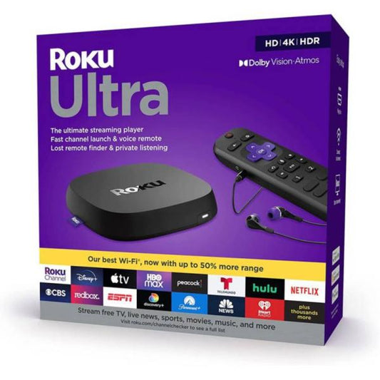 DISPOSITIVO STREAMING ROKU ULTRA LT NEGRO 4801RW
