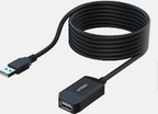 Extencion USB Tipo a Macho a USB Tipo a Hembra US206 Onten - 5M Negra