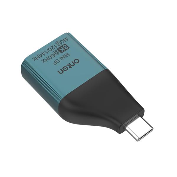 Convertidor USB Tipo C Macho a Mini Display Port Hembra OTN-UC103M Onten - Negro