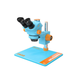 MICROSCOPIO CON LAMPARA LED RL-M5T-B11 RELIFE CELESTE NARANJA 1X CTV