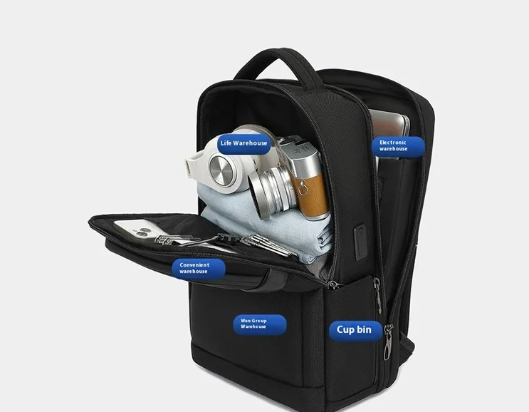 Bolso Multifuncional CB-8281 15" Coolbell - Negro