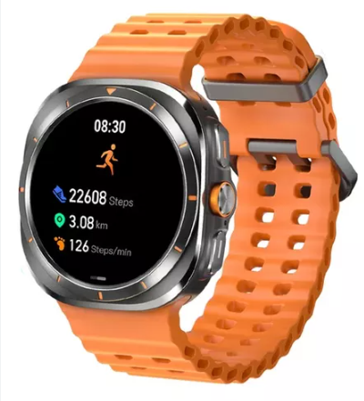 Reloj inteligente watch 7 ULTRA plateado rastreador fitness Imagen secundaria del producto