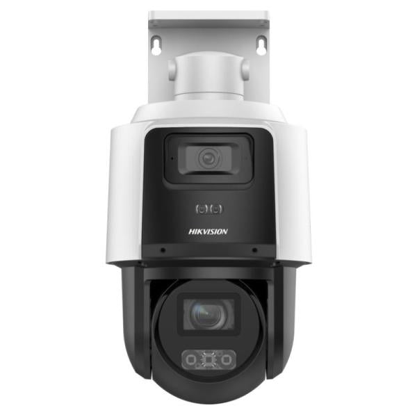 Camara Ptz Hikvision Ds-2se3c404mwg-e/14(2.8mm)(o-std) (e) 4MP + 4MP Tandem Vu 4X Poe Enfoque Auto / Manual y SEMI-AUTO 40M Ir IP66 327001436 - Blanco