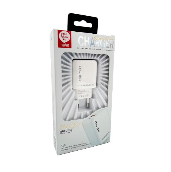 Cargador Casa Y-35 Youshengku - Blanco Us
