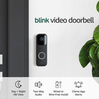 Combo Camara de Vigilancia Blink Video Dorbell y Sync Module 2 - Blanca