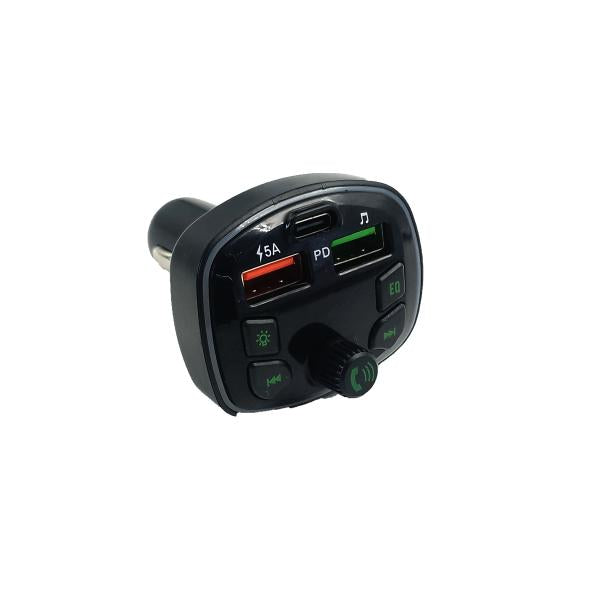 CARGADOR CUBO CARRO TRANSMISOR FM GC-M2 GERLAX NEGRO