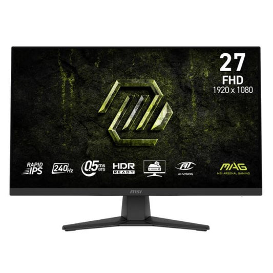 MONITOR GAMING MSI MAG 272F X24 27" PLANA FHD 1920X1080 240 HZ RAPID IPS AMD FREESYNC PREMIUM 9S6-3CE11M-026