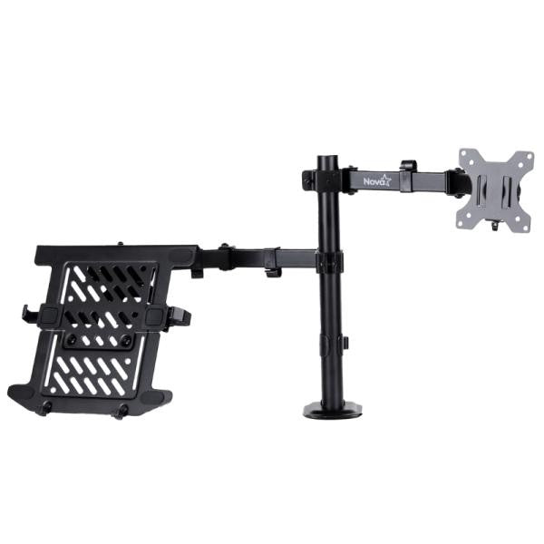 SOPORTE DE ESCRITORIO PARA MONITOR Y LAPTOP NOVA FDBM2008001C 14"-32" VESA 75X75 100X100 8KG