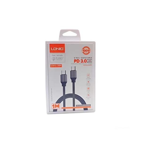 Cable USB Tipo C LC441C Ldnio - 100W 1M Negro