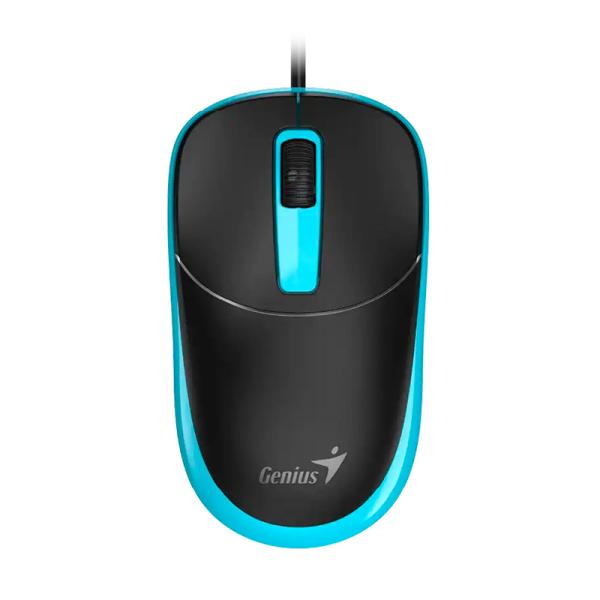 Mouse Genius DX-123 Alambrico USB-A 1200DPI 31010033401 - Negro/azul