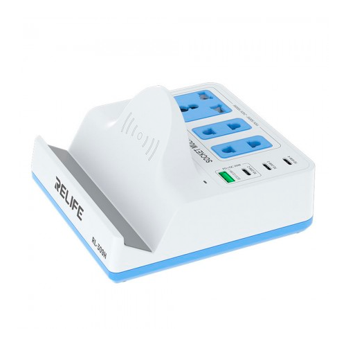 Adaptador Cargador RL-309H Relife - Blanco 8 USB