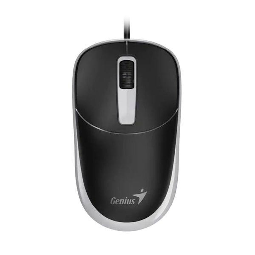 Mouse Genius DX-123 alambrico USB-C 1200DPI 31010033403 negro gris
