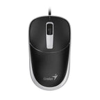 Mouse Genius DX-123 alambrico USB-C 1200DPI 31010033403 negro gris