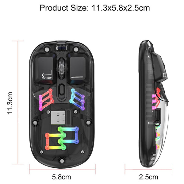 Mouse Inalambrico M118 - Negro