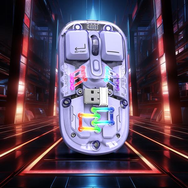 Mouse Inalambrico M118 - Morado