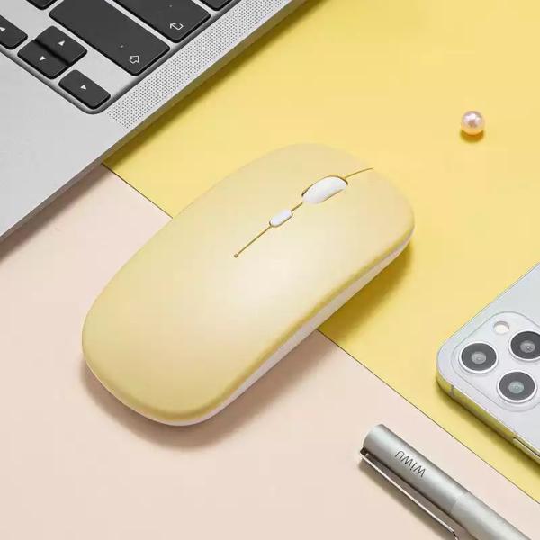 Mouse Inalambrico M02 - Amarillo