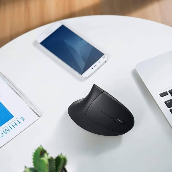 Mouse Inalambrico Ergonomico M886 - Negro