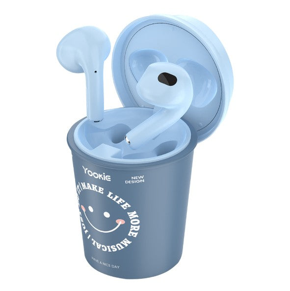 AUDIFONO MANOS LIBRES BLUETOOTH YKS052 YOOKIE AZUL