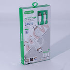 Cable USB Tipo C GD-67T Gerlax - C-c Blanco