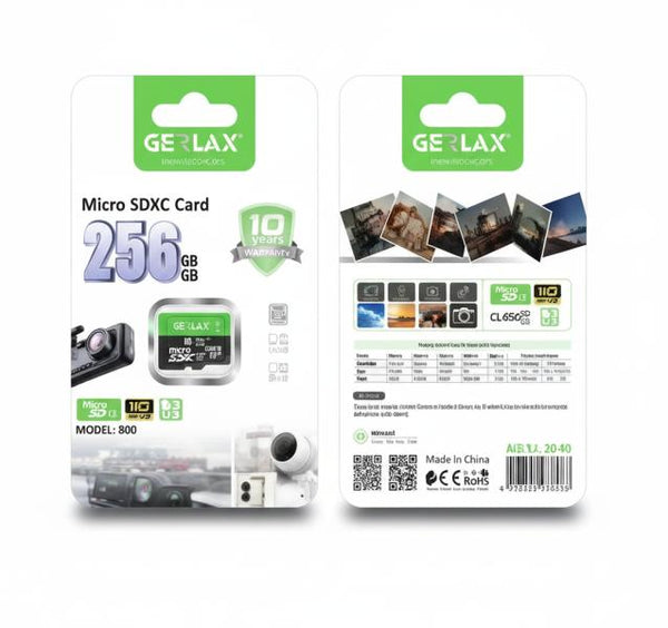 Memoria Micro Sdxc N256 Gerlax - 256GB