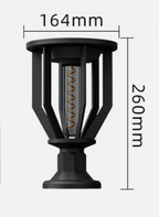 Lampara Solar HEL-259 - Negra