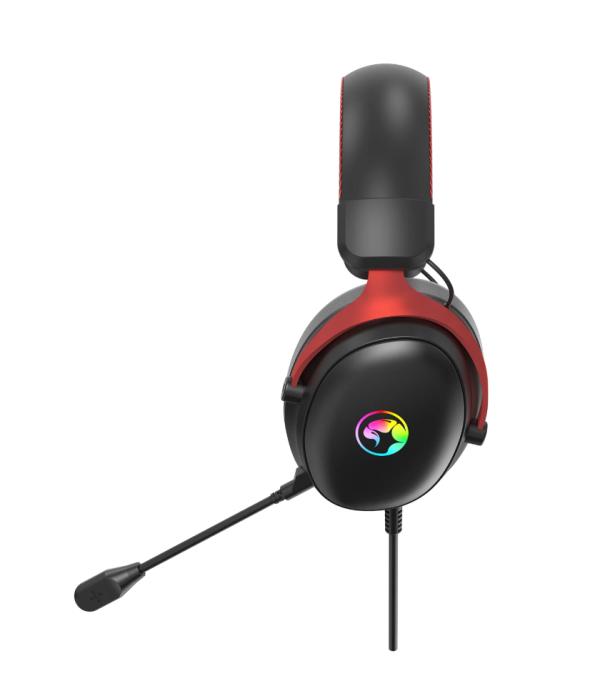 Audifono Linea Scorpion HG9076 Marvo - Negro Rojo