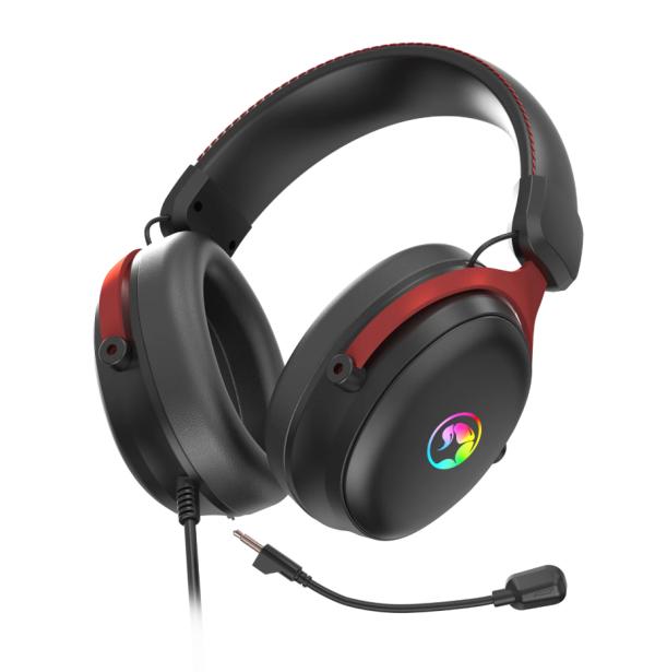 Audifono Linea Scorpion HG9076 Marvo - Negro Rojo