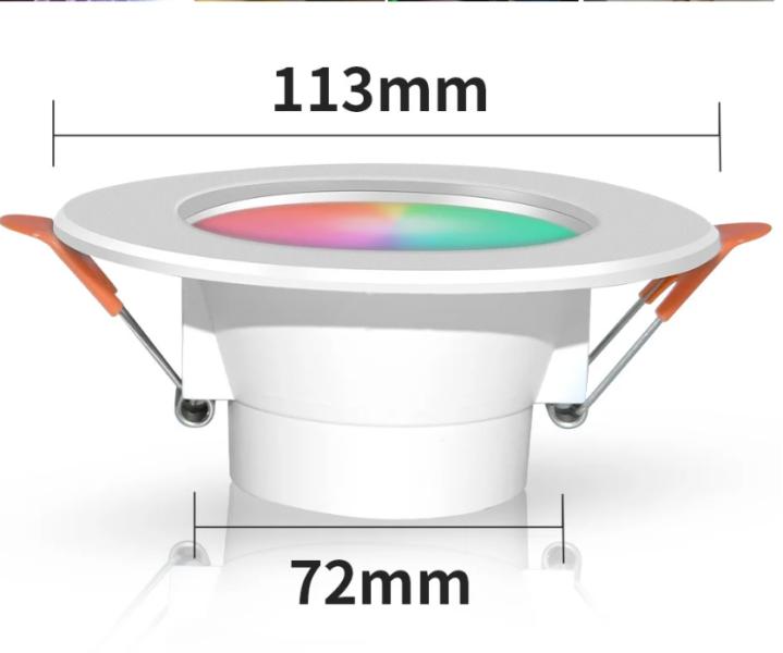 Bombillo Empotrable Inteligente Tuya TY-SL-15W Rbg + Cct - Rbg + Cct