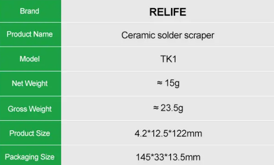 Paleta Herramientas de Separacion TK1 Relife