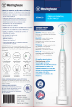 Westinghouse cepillo dientes eléctrico blanco recargable sonic WHTBV202