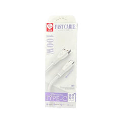 CABLE USB TIPO C K-34 YOUSHENGKU BLANCO