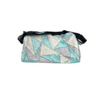 Bolso Deportivo Cruzado - Celeste Gris Blanco