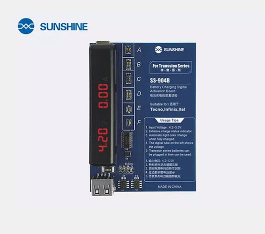 PROBADOR CARGADOR BATERIAS SS-904B SUNSHINE