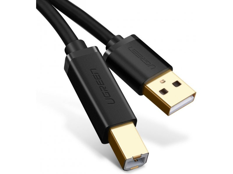 CABLE USB TIPO A 2.0 A USB TIPO B IMPRESORA 2.0 US135 10352 5M NEGRO