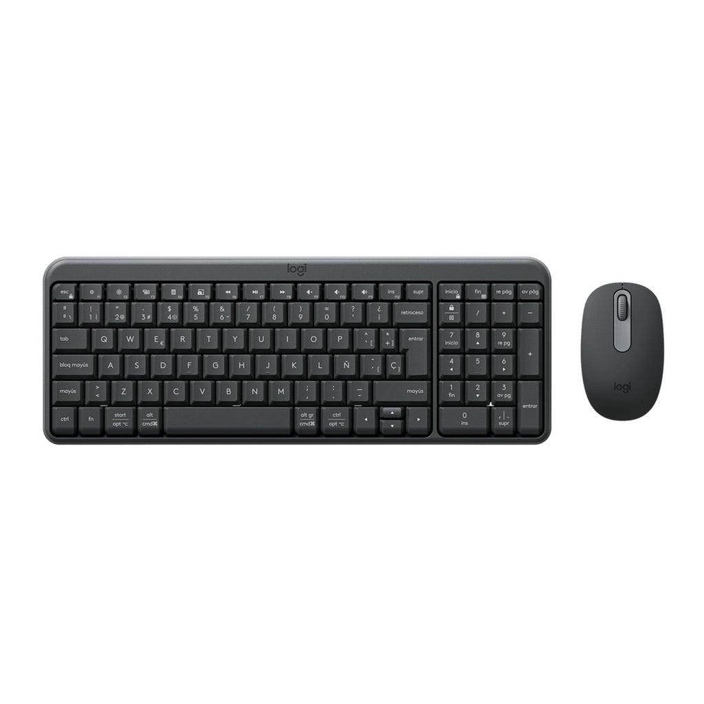 Teclado y Mouse Logitech MK250 Compact Inalambrico Bluetooth 920-013513 - Negro