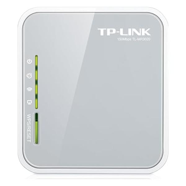 Router TP Link TL-MR3020 2.4 Ghz 150 Mbps 3g/4g USB Dongle Modo Ap Tl-mr3020(eu) - Gris/blanco Imagen principal del producto