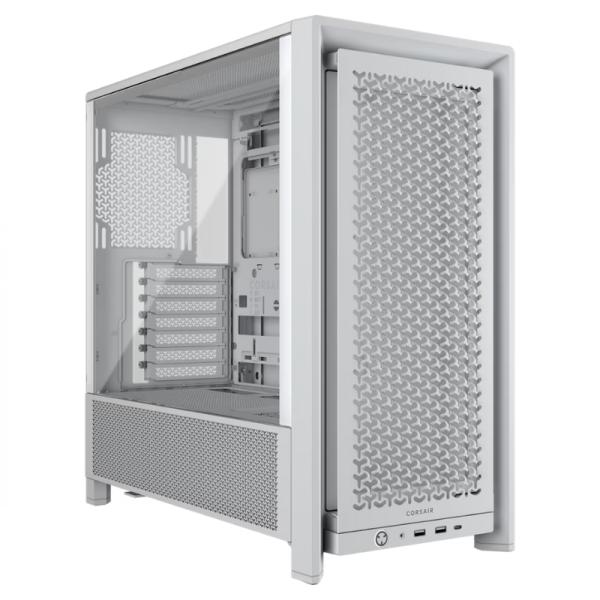 Case Corsair Frame 4000D Mid Tower con Vidrio Lateral y Malla Frontal CC-9011291-WW - Blanco Imagen principal del producto