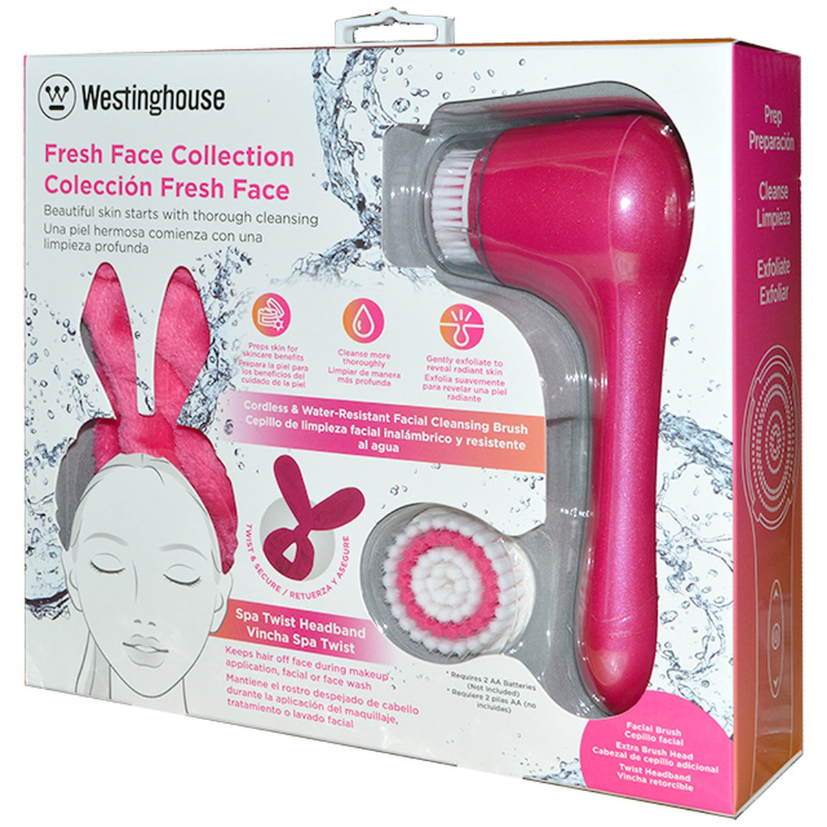 Westinghouse cepillo facial WH1171 con banda para cabello Imagen principal del producto