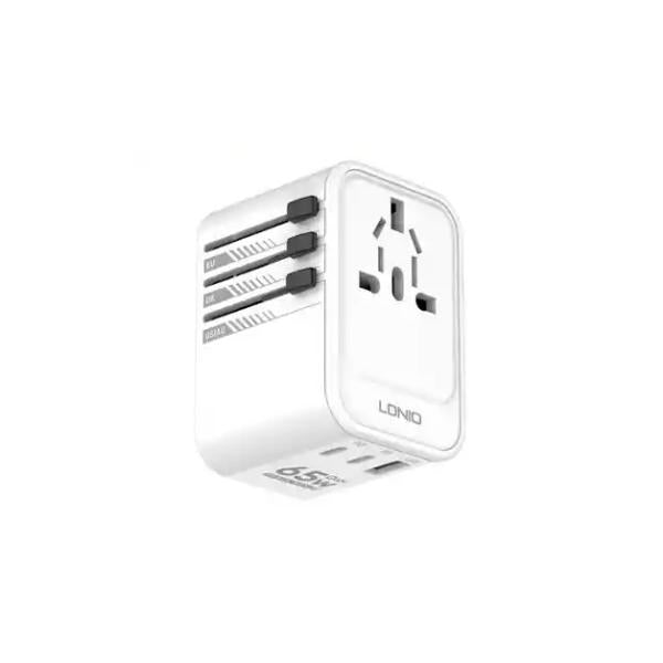 CARGADOR UNIVERSAL Z6 LDNIO NEGRO
