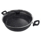 Westinghouse cacerola baja con tapa marmol negro 32 cm WCCC0009L32MBB
