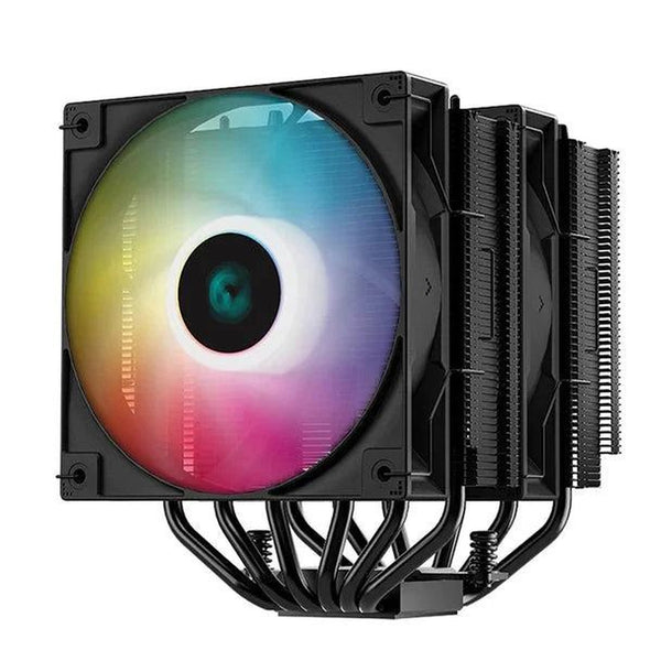 Enfriamiento de Aire RGB Deepcool AG620 Argb Lga2066/am5 2x120mm Hidráulico R-AG620-BKANMN-G-1 - Negro