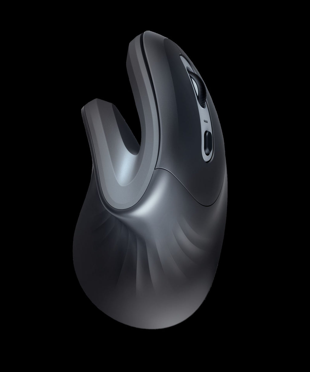 Trust Mouse Ergonomico Color Negro Inalambrico Vertical - 23507