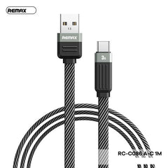 CABLE USB TIPO C-C RC-C086 SERIE RUILIANG NEGRO