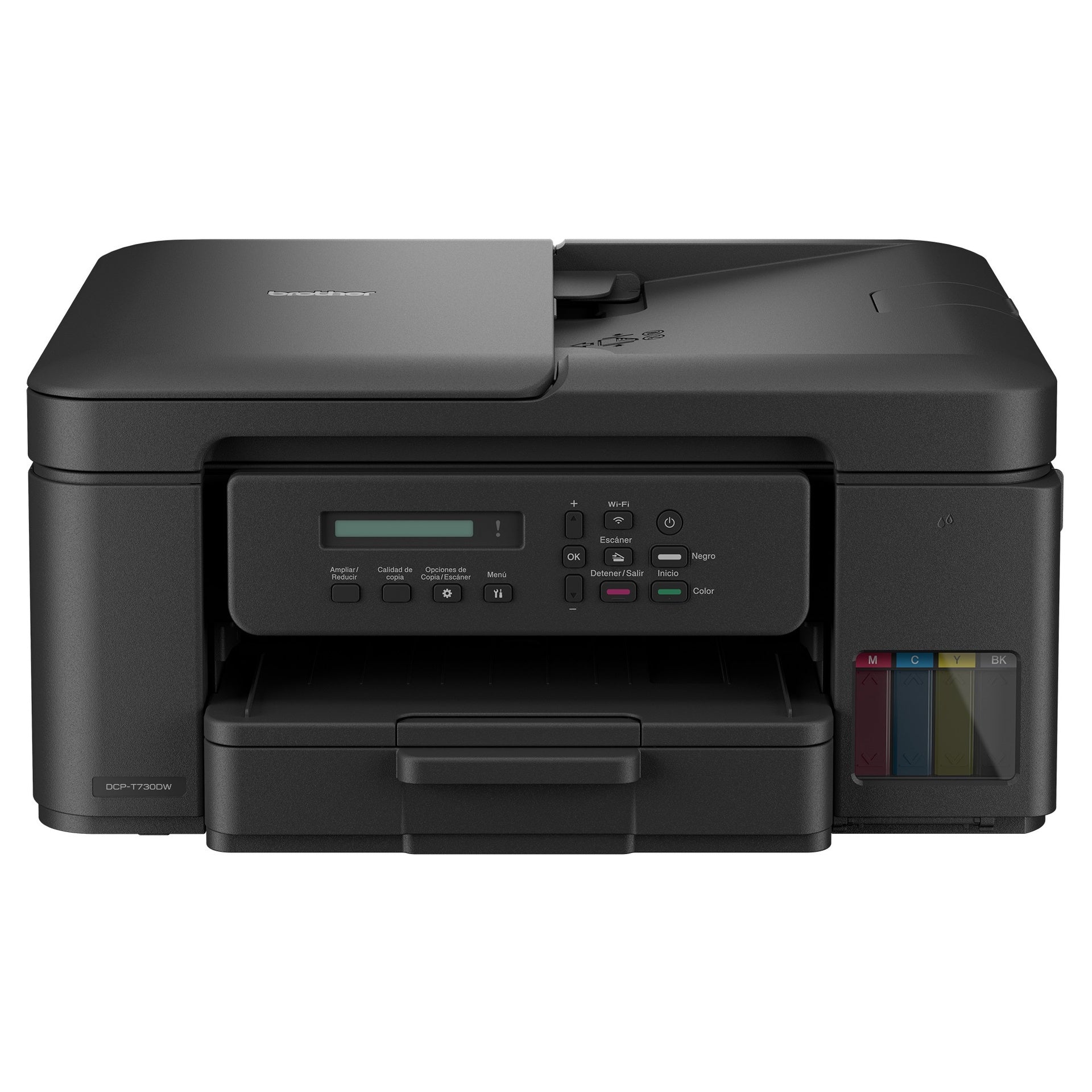 Impresora Brother DCPT730DW Tanque de Tinta 3 en 1 WI-FI / USB 2.0 / Airprint / Mopria Duplex Automático - Negro Imagen principal del producto
