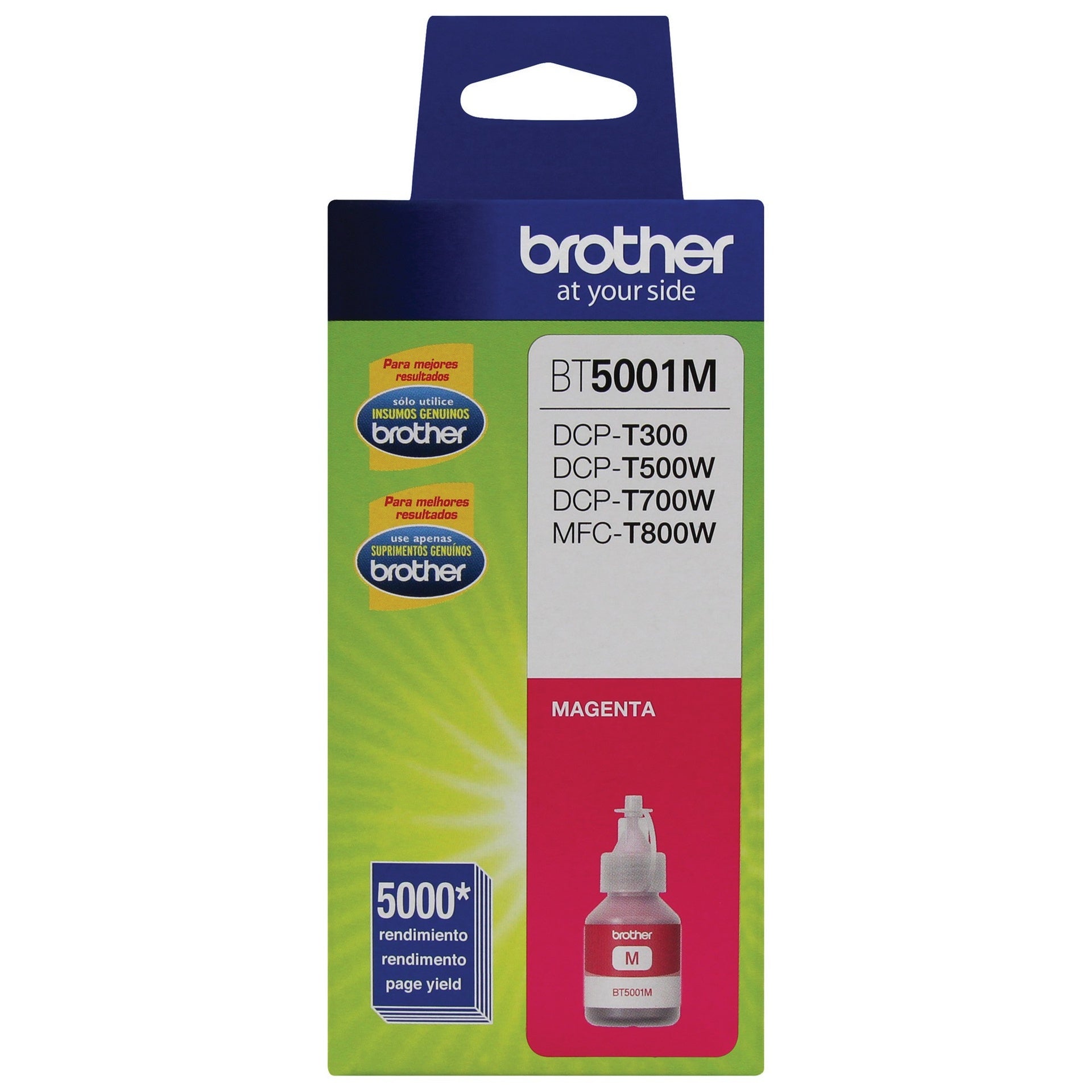 Tinta Brother BT5001M magenta botella botella de tinta Imagen principal del producto