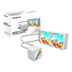 Enfriamiento Liquido RGB Gigabyte Gaming 240 Ice 2x120mm 240MM GP-GIGABYTE Gme 240I - Blanco