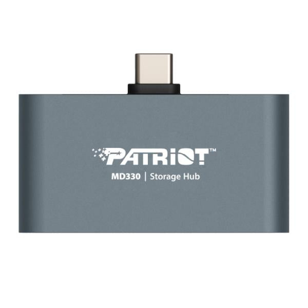 Hub con Almacenamiento Patriot Mobile MD330 USB-C 3.2 Gen 1 HDMI 4K 128GB Pmd128gh013 - Gris