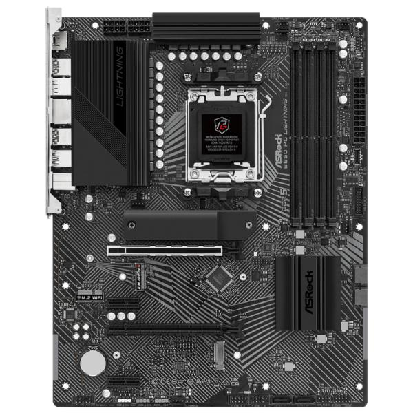 Tarjeta Madre Asrock B650 Pg Lightning WIFI AM5 Atx DDR5 MB-B650PGLIGHTW - Negro Imagen principal del producto