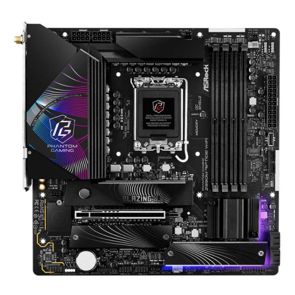 Tarjeta Madre Asrock Z890M Riptide WIFI LGA1851 Micro Atx DDR5 MB-Z890MRIPWIFI - Negro Imagen principal del producto