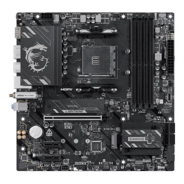 Tarjeta Madre Msi B550M Gaming Plus WIFI6E AM4 MICRO-ATX DDR4 911-7C95-214 - Negro Imagen principal del producto